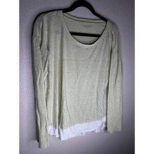 Eileen Fisher Women's Long Sleeve Top Organic Linen Sz S Breathable Casual EUC